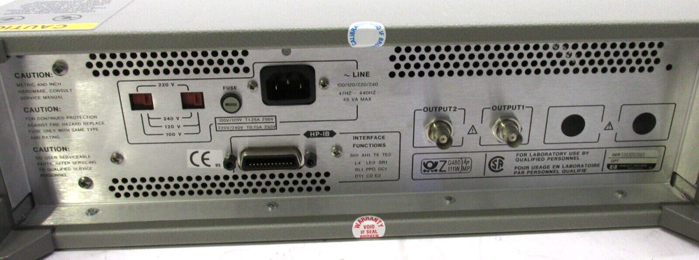 HP/Agilent 8508A Vector Voltmeter BR