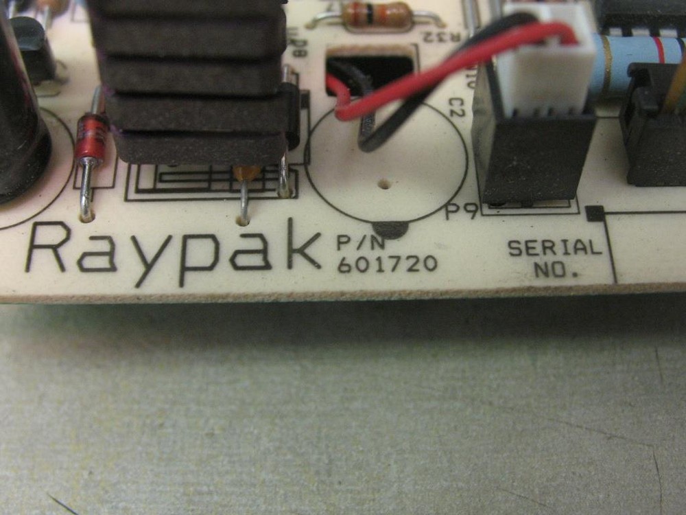 Raypak 1134-400 Pool Spa Temp Control Display Circuit Board 601720 1134-83-401A