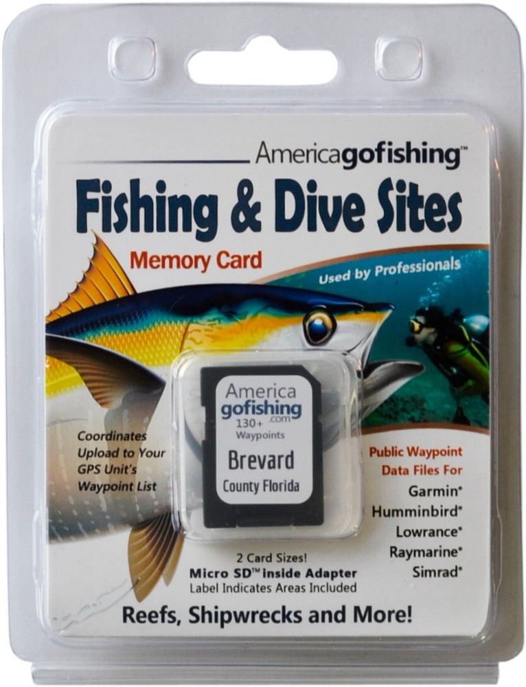Brevard County Fishing & Dive Sites Memory Card