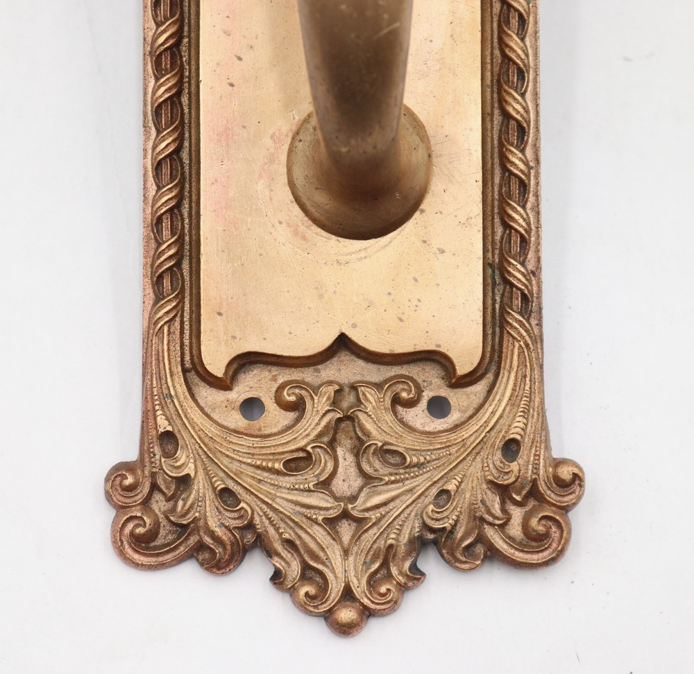 Antique Victorian 17.75 in. Brass Entry Door Handle Pull