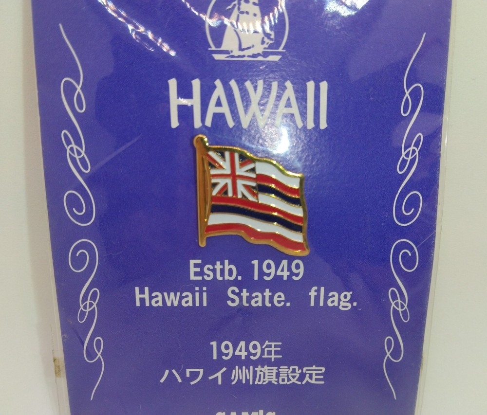 Hawaii State Flag Pin Badge