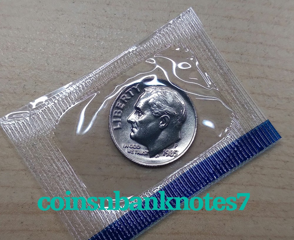 1985-D & P Roosevelt Dime BU Set