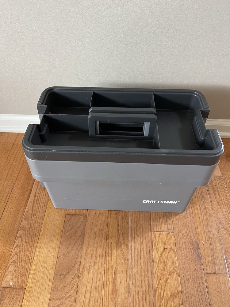 Vintage Craftsman Stackable 3 Piece Toolbox With Locking Latch (13x16x9)