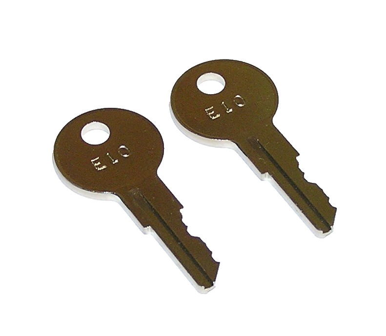 2 - E10 Electrical Selector Switch Keys fit Square D Keyed Switches