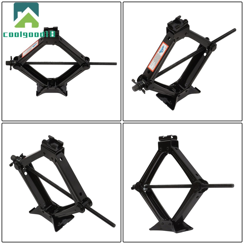 2.5 Tons Scissor Jack Capacity 5511 LBS with Ratchet Handle Effort Saving