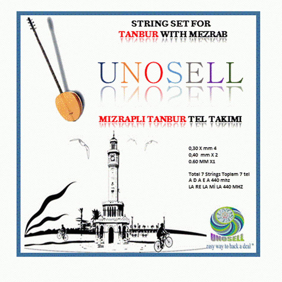 String Set For Turkish String Instrument Tanbur Tambur