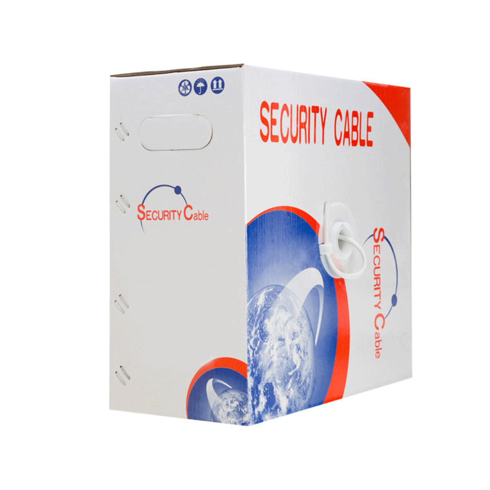 500FT 18/2 AWG Stranded Alarm Wire Cable CCA Unshielded White Security System