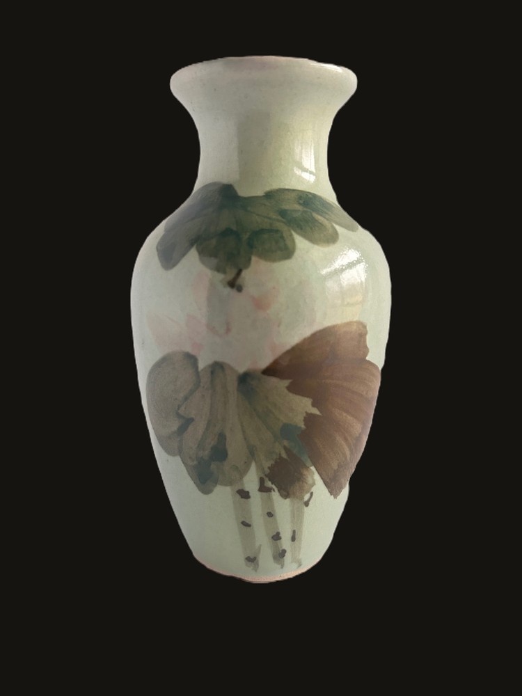 1960s Hand Painted Vase