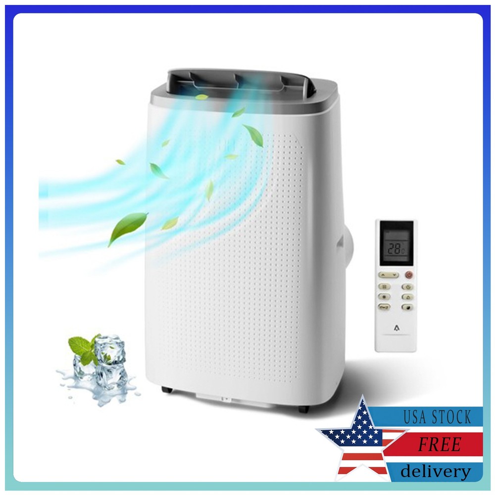 14000 BTU Portable Air Conditioner 3-in-1 Mobile AC Cooling for up to 750 Sq.Ft