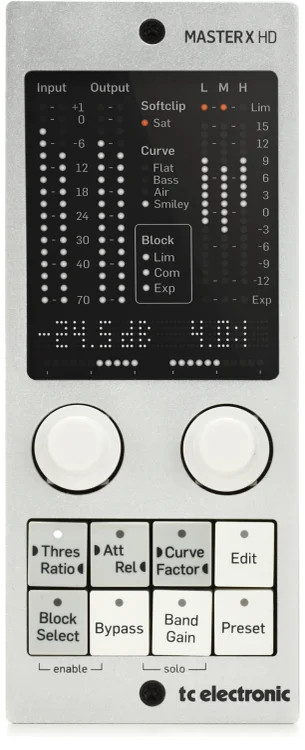 TC Electronic MASTER X HD-DT Multiband Dynamics Processor Plug-in with Dedicated