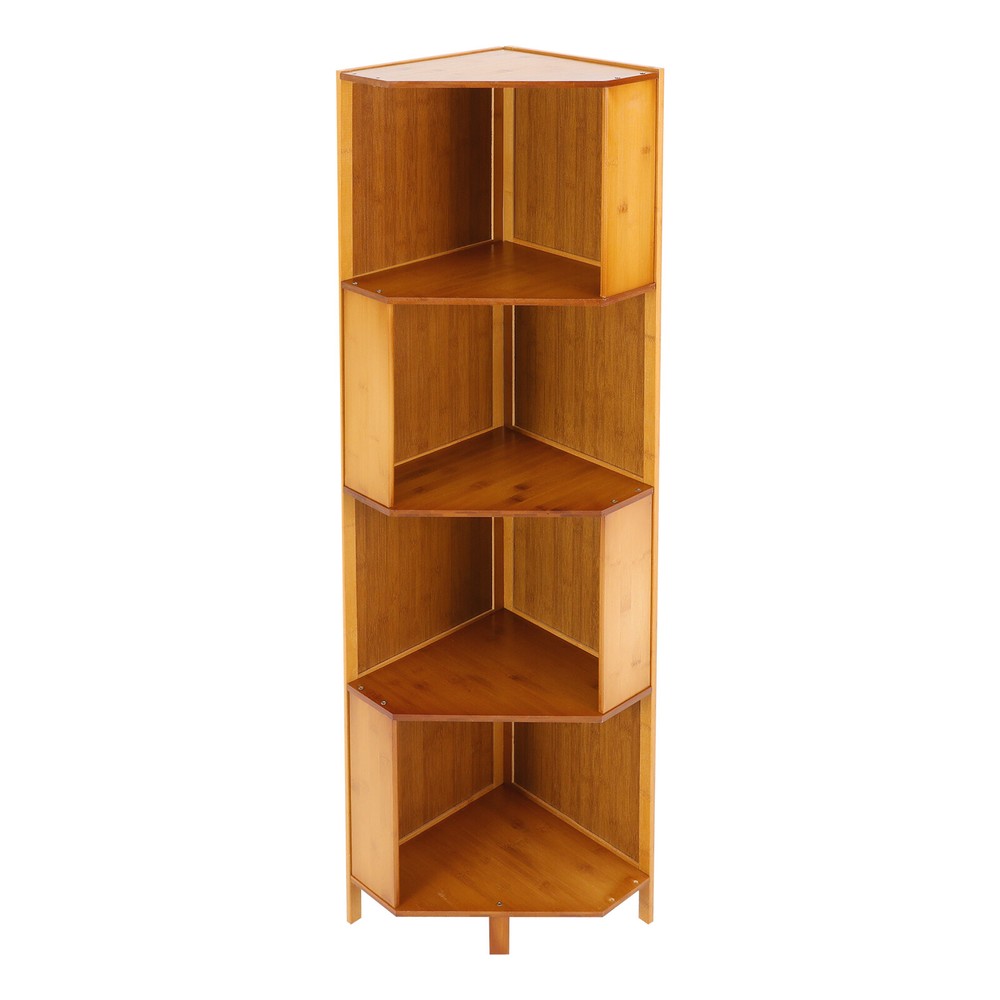 Corner Bookcase A-Shaped Display Bookshelf Multifunctional Storage Display Stand