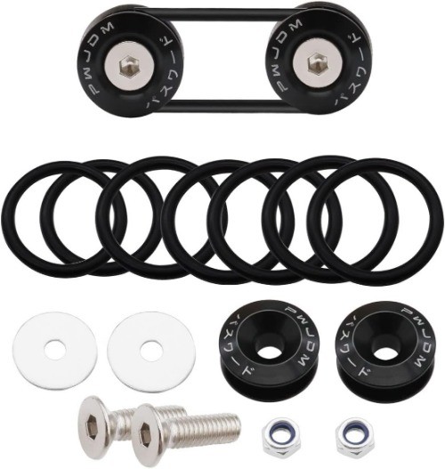 Bumper Quick Release (Black), Front Rear Bumper Holders Quick Rel Color: black