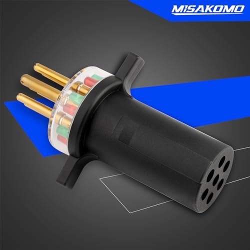 7-Way Round Pin Tractor Trailer Light Tester - One-Man Testing Replace# 7865L