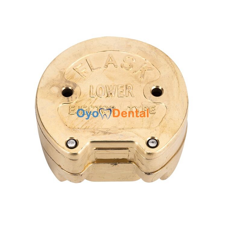 Dental Laboratory Double Layer Denture Press Compress with Double Ejector Flask