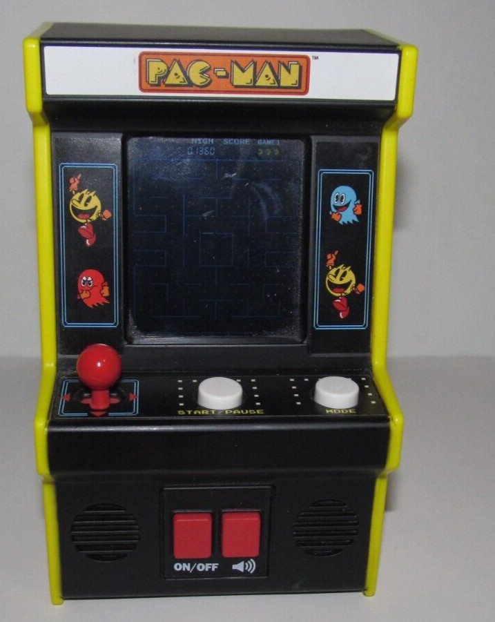 Pac-Man Arcade Classics Mini Arcade Game Basic Fun (Tested & Working)
