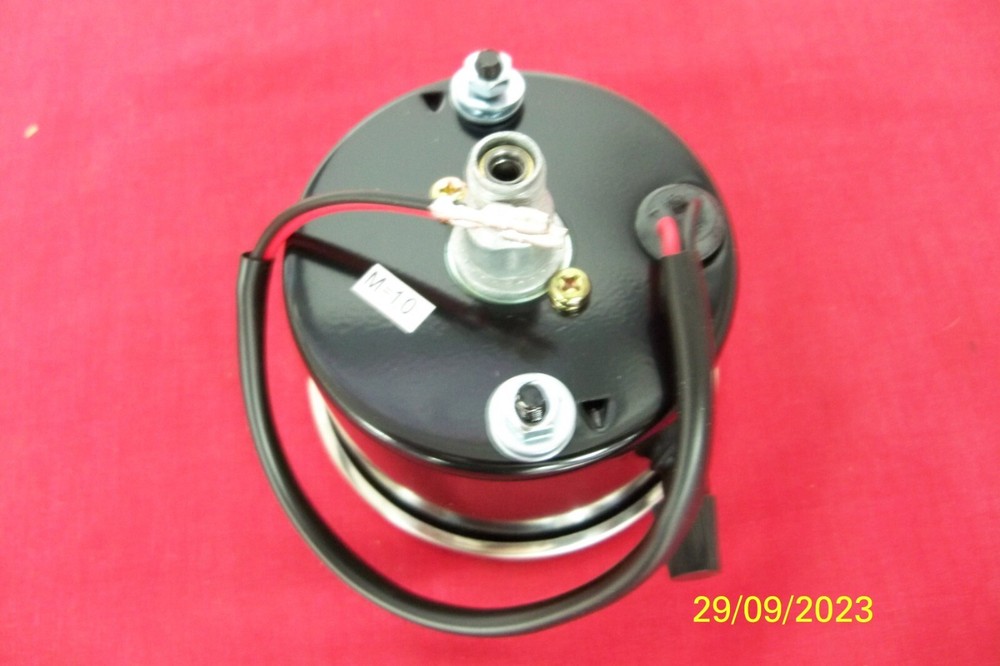 TRIUMPH MOTORCYCLE REPRODUCTION SMITH BLACK FACED 150MPH SPEEDOMETER