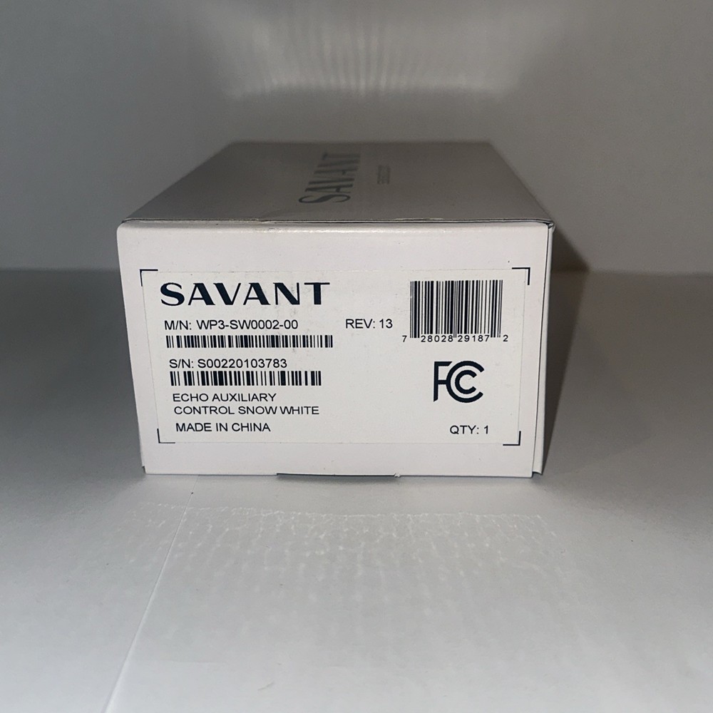 Savant WP3-SW0002 Echo Auxiliary Control