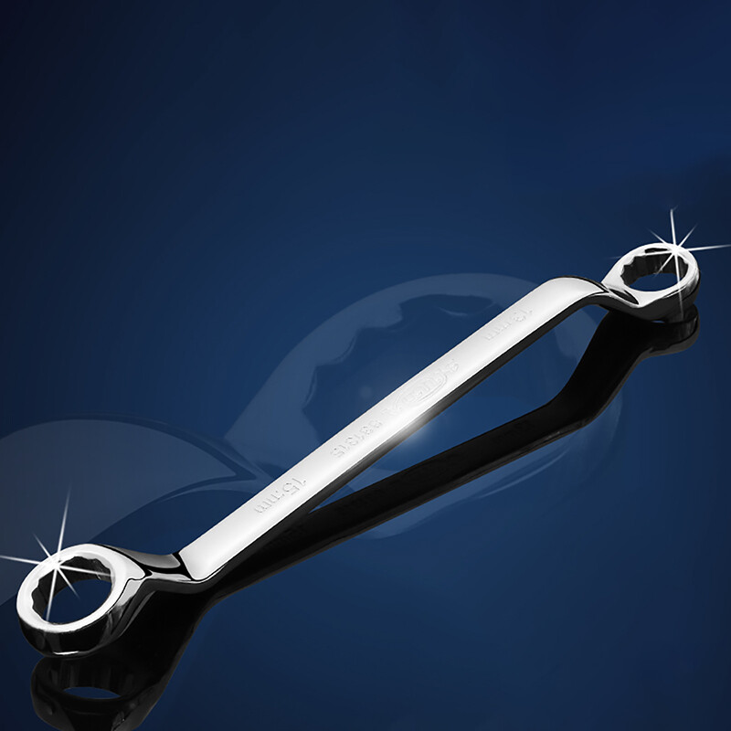 Double End Box End Wrench Offset Ring Spanner Garage Workshop Repair Hand Tool