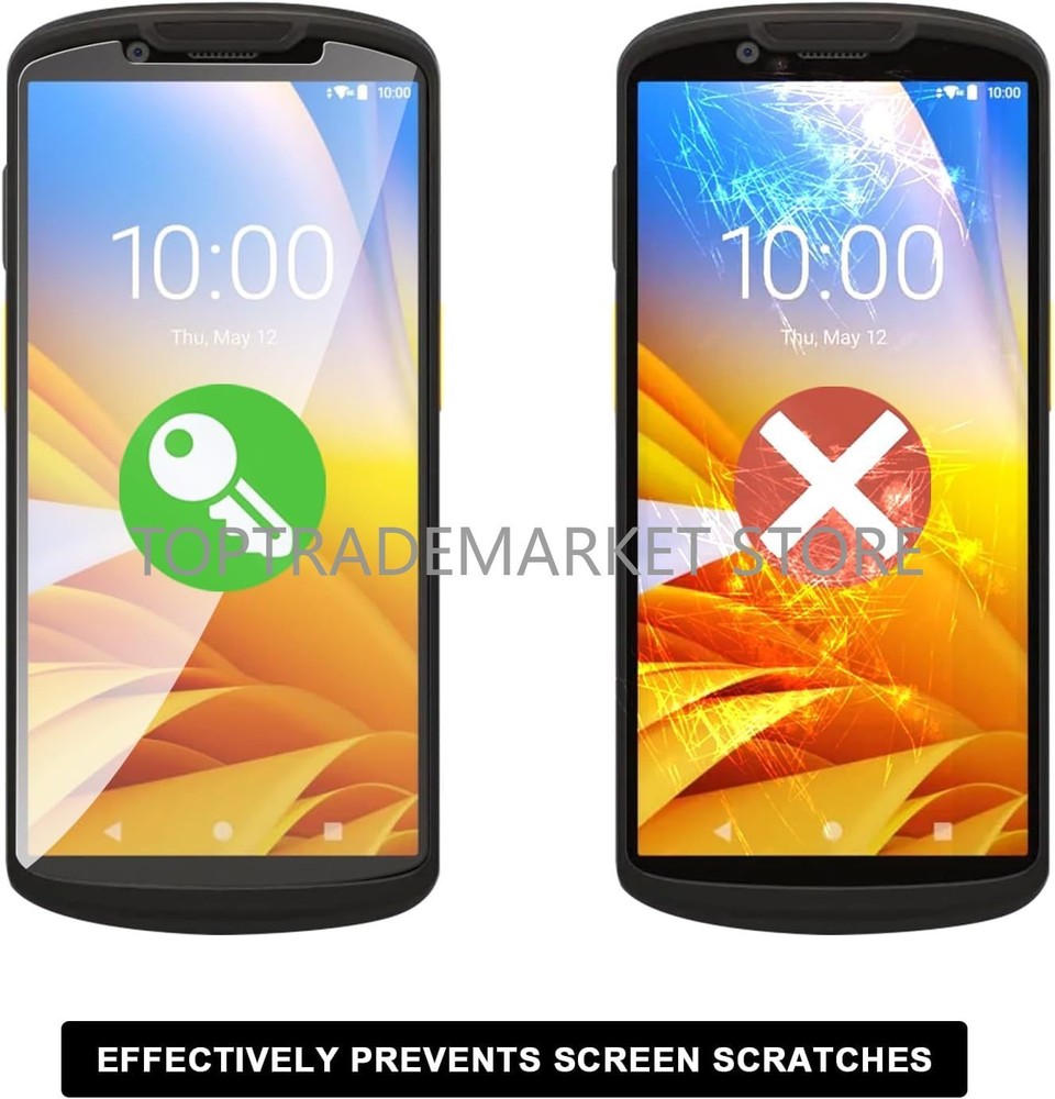 US 2PCS Tempered Glass Screen Protector for Zebra Symbol TC53 TC58
