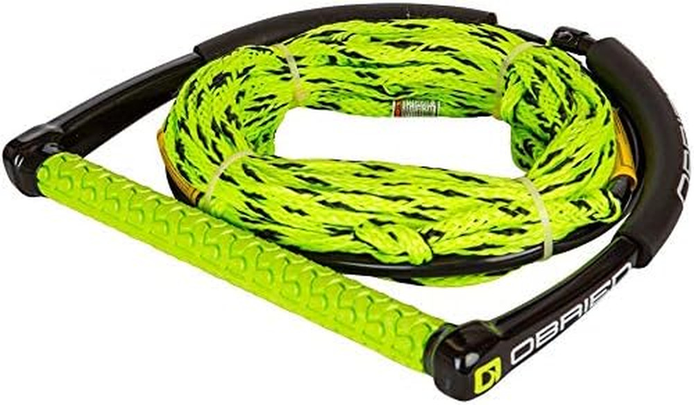 4 Section Poly E Wake Surf Rope Combo, Black