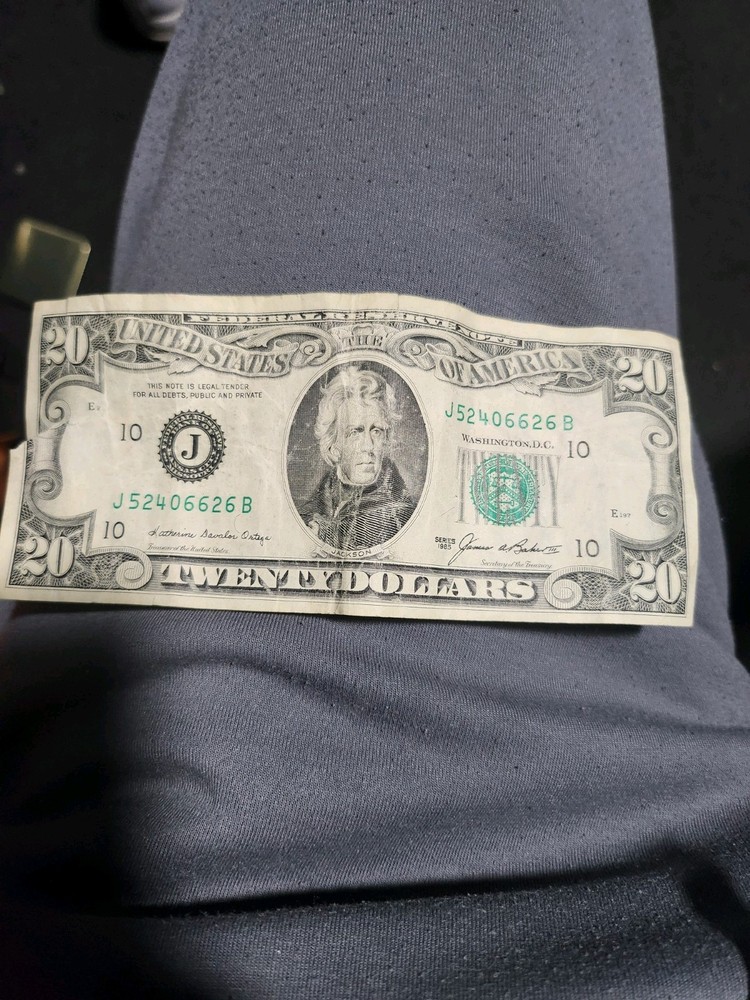 1985 Twenty Dollar Bill