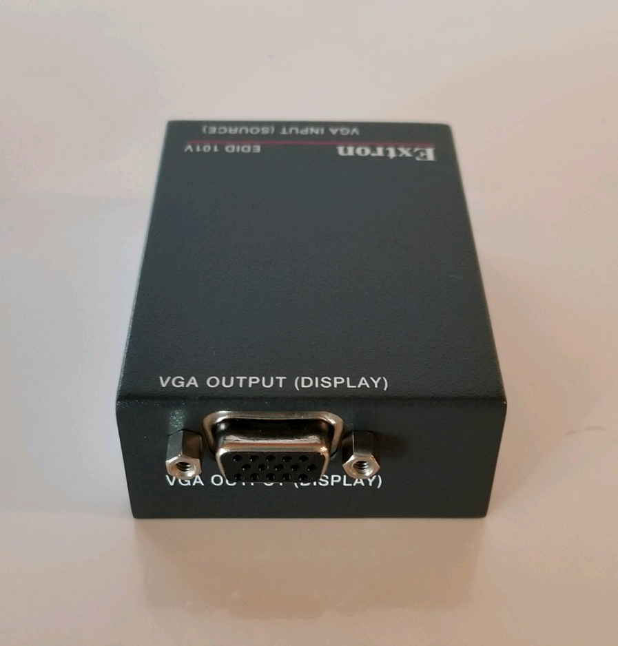 Extron Electronics – EDID Emulator 101V #60-991-01 VGA Input Output