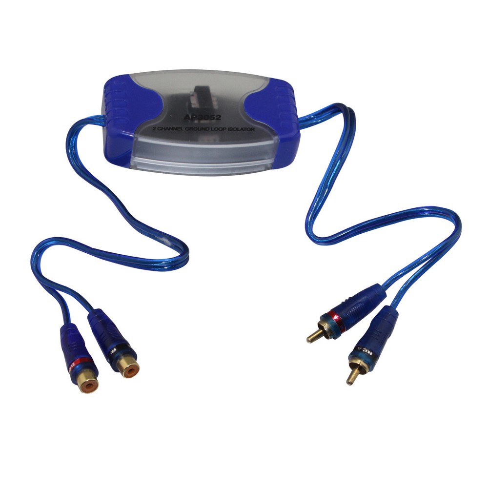 Two Channel Ground Loop Isolator Curciut Remove Noise Filter 2 Rca