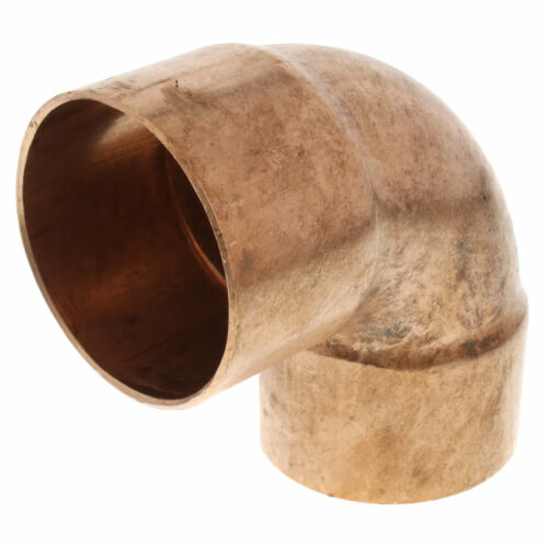 2" Copper 90° Elbow - Perfect for Distilling Columns - Fits standard 2 inch pipe