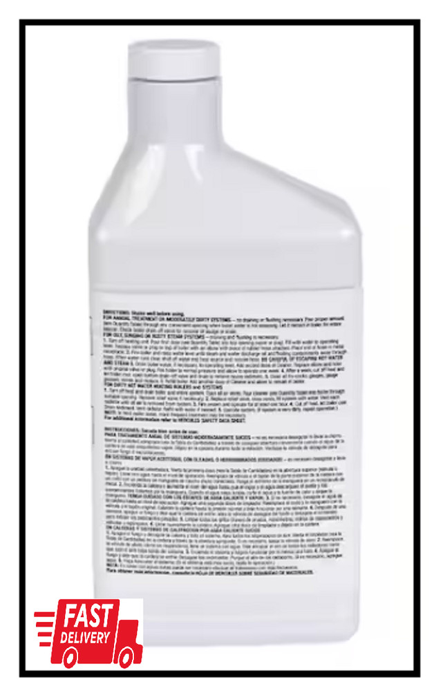 32 Oz. Heating System and Boiler Cleaner with Silicone (2-Pack)