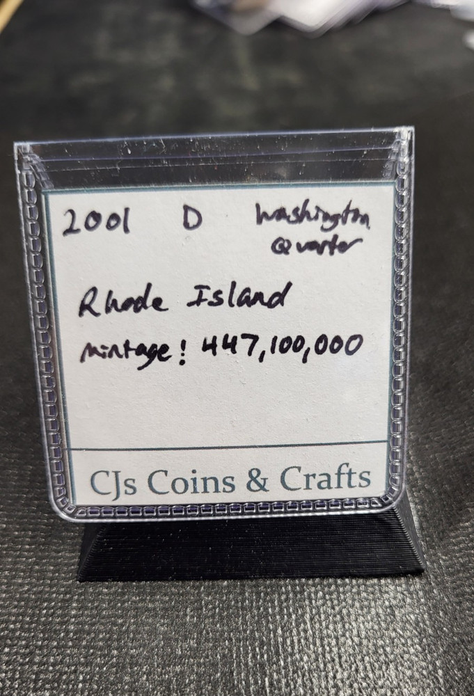 2001 D Rhode Island State Quarter BU