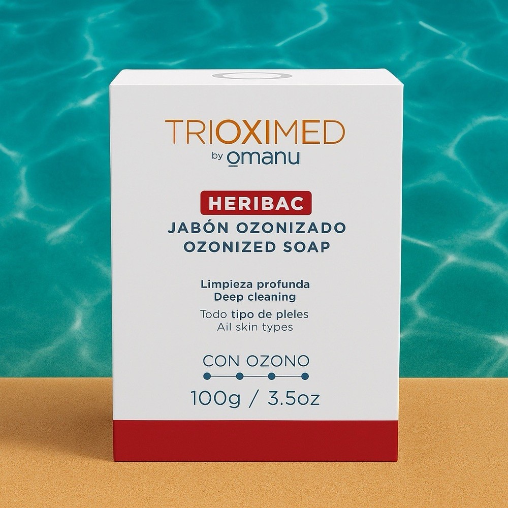 Trioximed Heribac Ozonized Soap Bar 100g – Deep Cleansing Formula