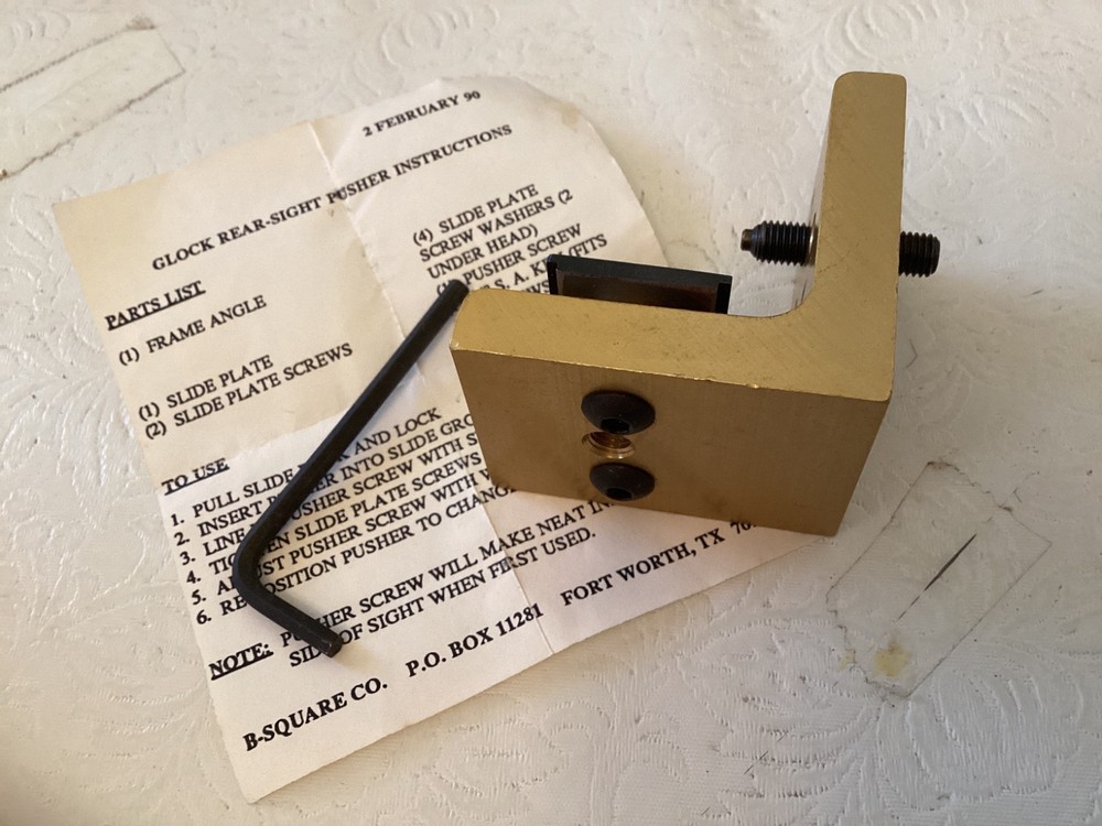 B Square Glock Rear Sight Pusher