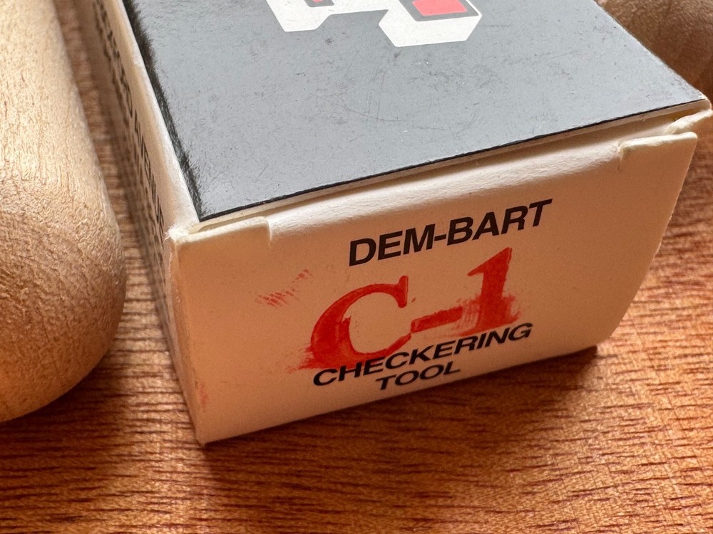 FRANK MITTERMEIER CHECKERING TOOLS SET + 2 DEM-BART C-1 AND S-1