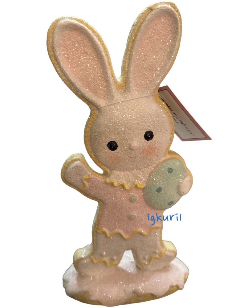 CUPCAKES & CASHMERE Spring Easter Bunny Sugar Glitter Cookie Gingerbread New “11