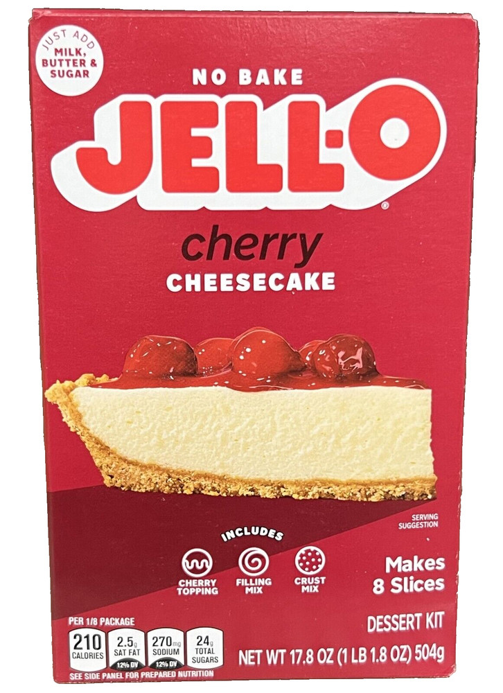 Jell-O No Bake Cherry Cheesecake 2 Pack