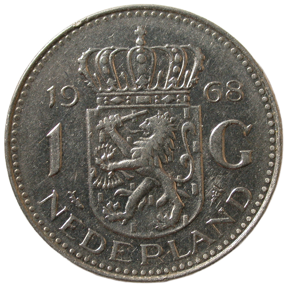 Netherlands 1968 1 Gulden