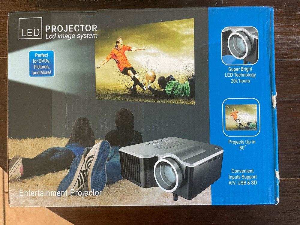 LED Projector LCD Image System Entertainment Projector