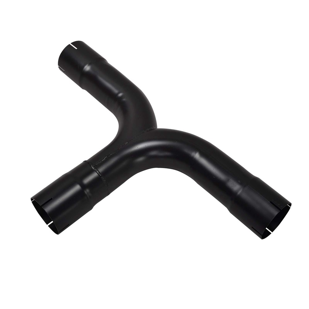 T409 SS 4"/5''T Pipe Kit Dual Smoker Exhaust Stack System Universal Black/Silver