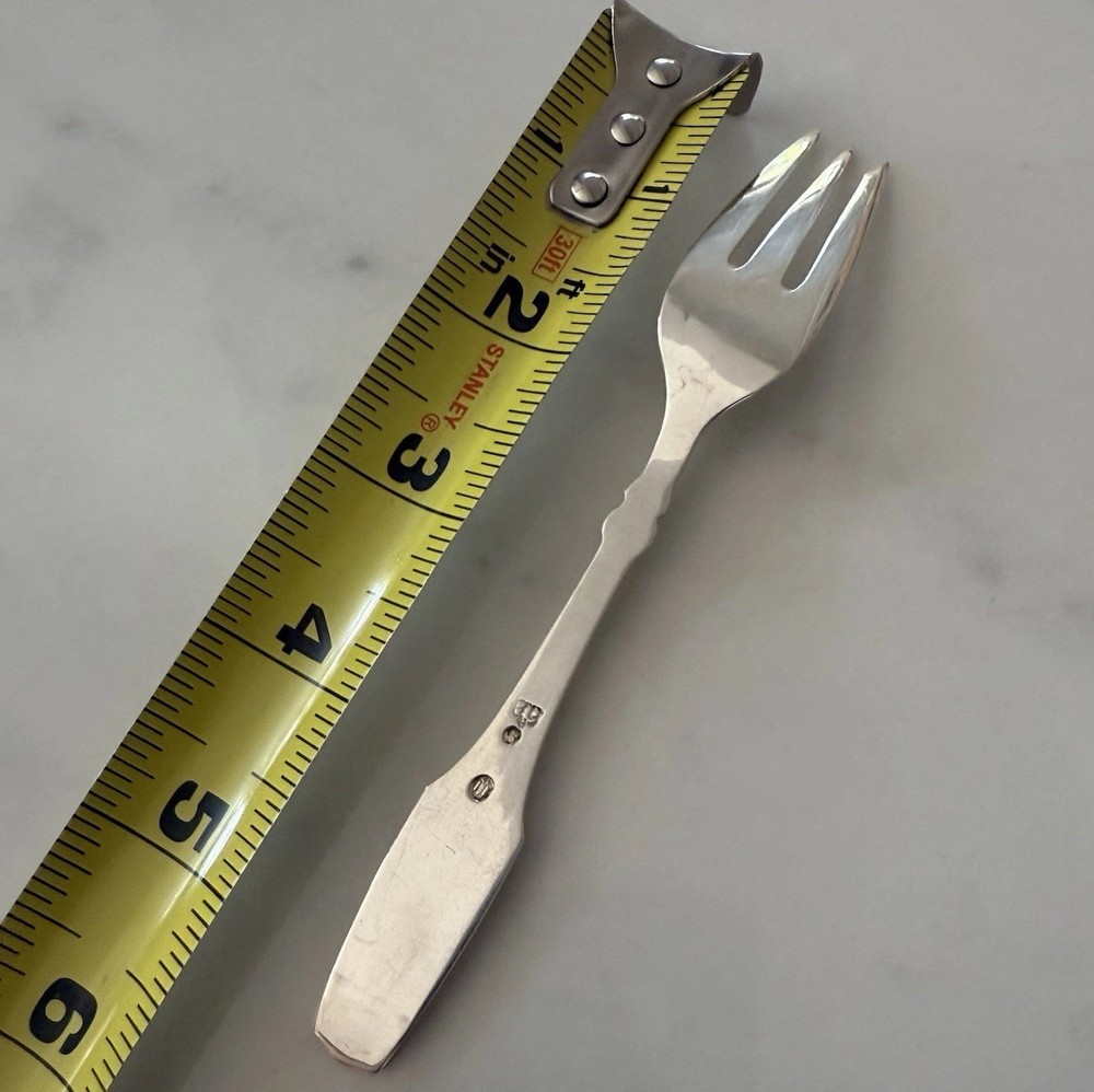 Hansen & Andersen Danish Denmark 830 Silver Dessert Cake Fork (multiples avail)