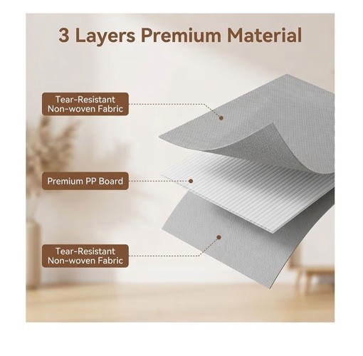 Spaceaid 4 Pack Bed Sheet Organizers and Storage, Foldable Organizer for Linen C