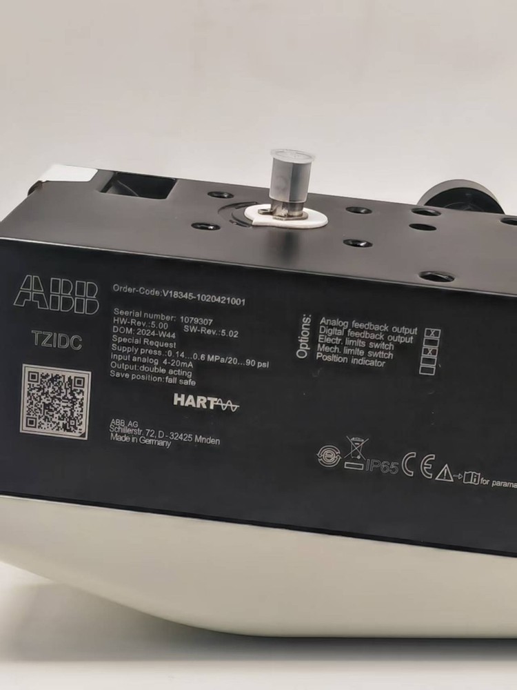 1PCS NEW ABB Valve Positioner V18345-1020421001