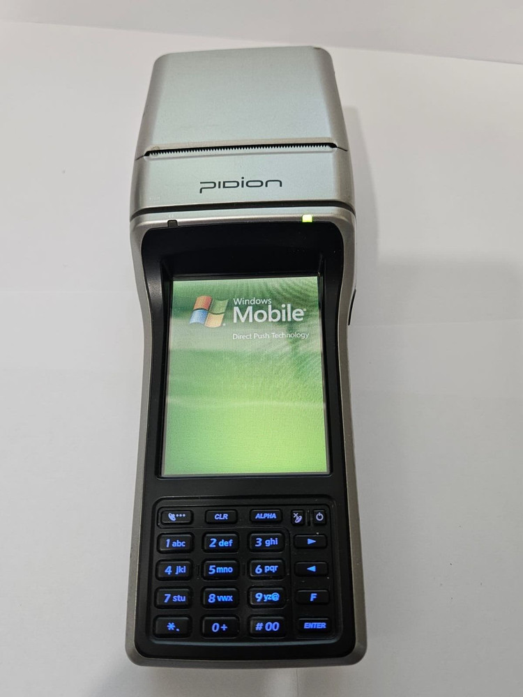 Pidion Bluebird BIP-1300 Transaction Mobile Computer / Printer System w/ Battery