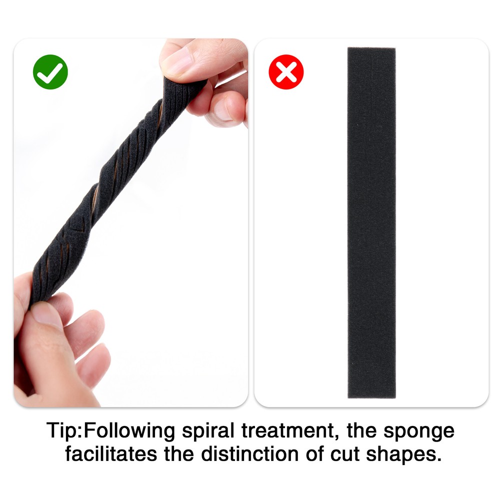 3Sets String/Strip Type Backdoor Light Seal Foam Sponge For Point Shoot Camera