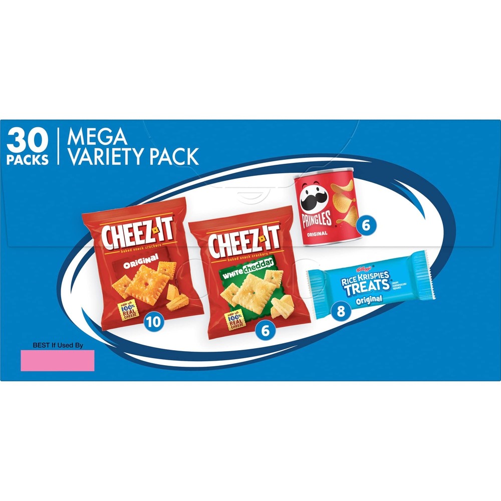 Kellogg's Snacks, Lunch Snacks, Kids Snacks, Mega Pack, Variety Pack, 30.1oz ...