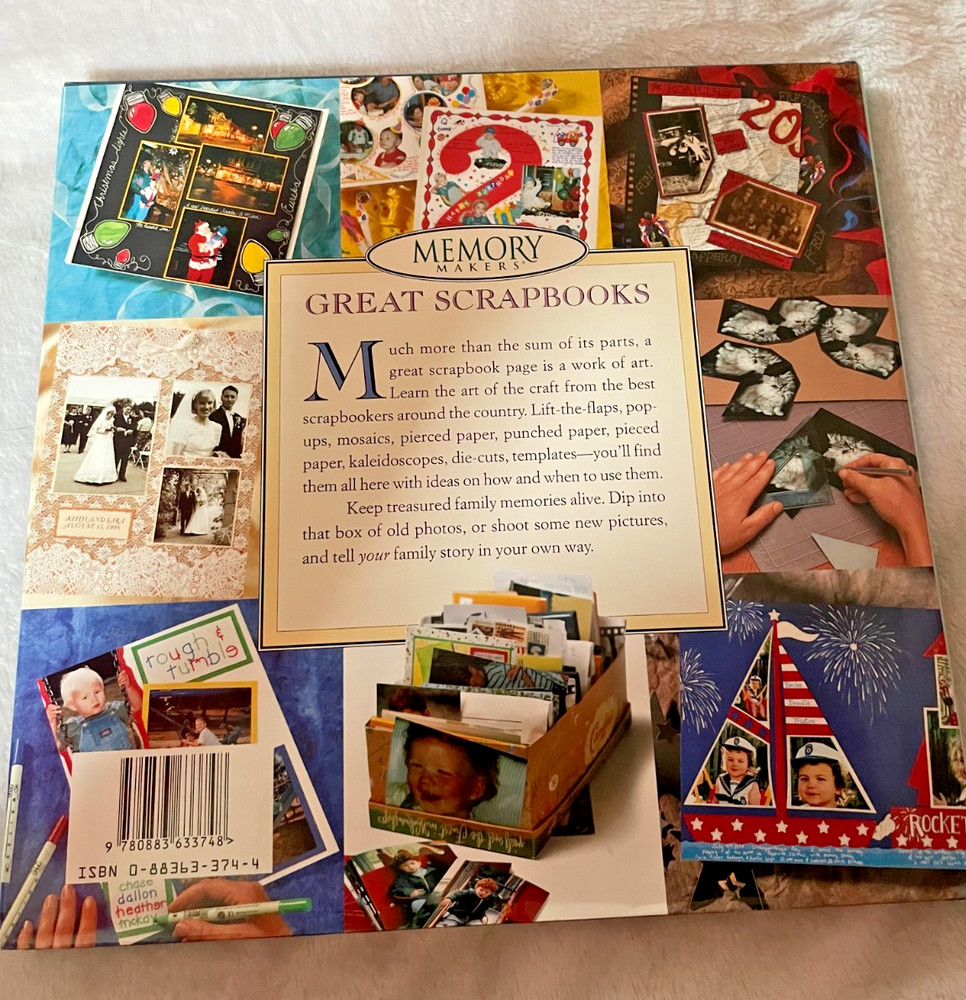 Memory Makers Great Scrapbooks: Ideas, Tips & Techniques - Hardcover - NEW!