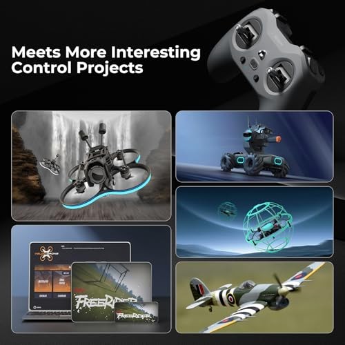 LiteRadio 4 Radio Transmitter Remote Controller, 10-CH Adjustable, Support