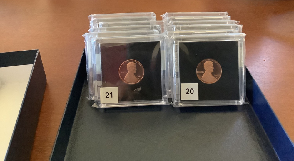 2010-2025 S Lincoln Shield Cent complete 16-coin Proof Set US Mint box