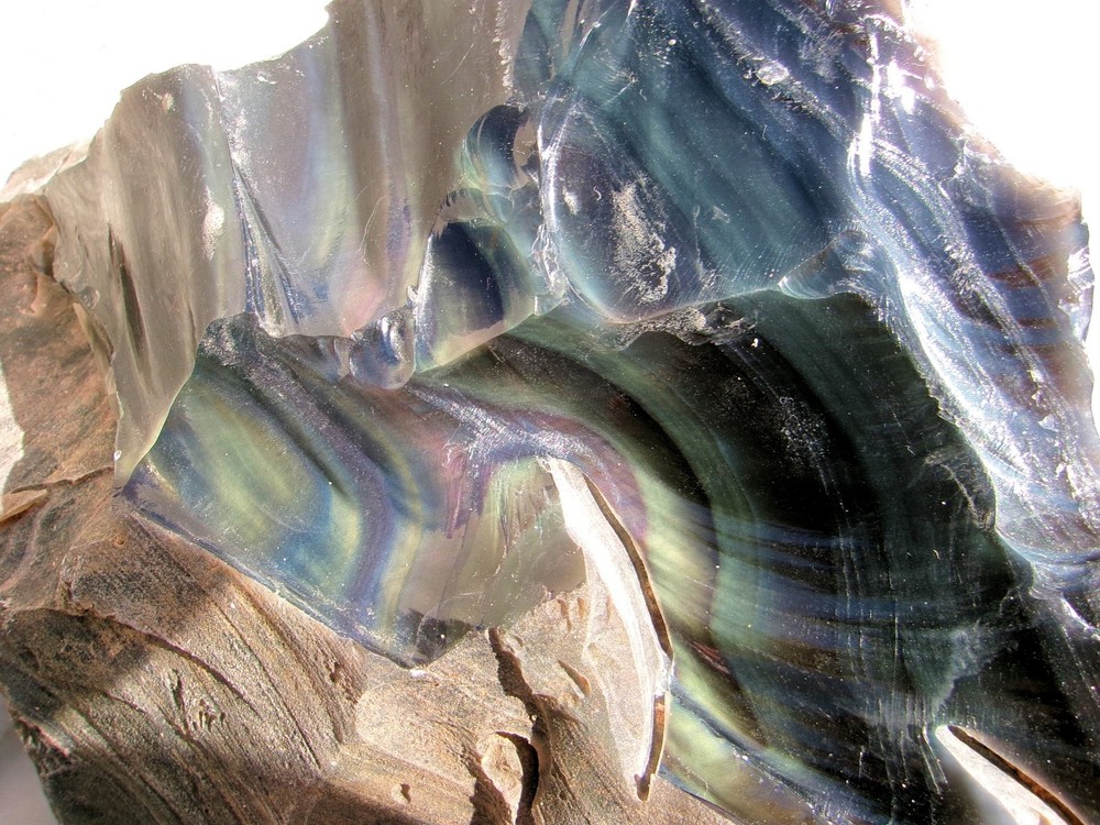 Rainbow Obsidian Lapidary Rough for Cabbing 39.15 Lbs. Mexico