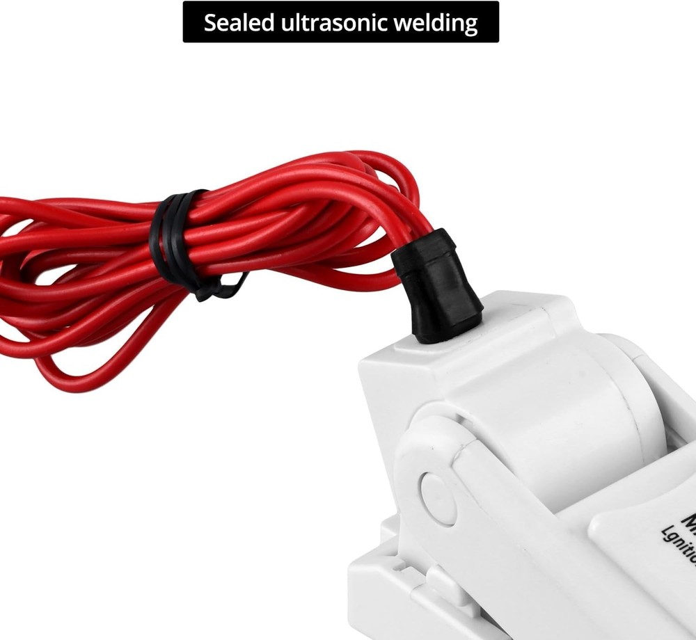 QWORK 2 Pack Heavy-Duty Automatic Boat Bilge Pump Float Switch | Moisture...