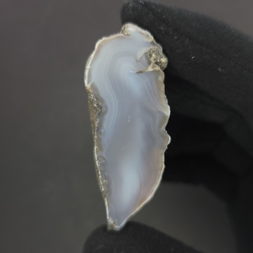 Blue Agate. Sliced and Polished. 57g